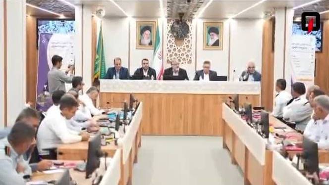 حضور معاون عملیات سازمان آتش نشانی و خدمات ایمنی شهرداری سبزوار در همایش مدیریت و فرماندهی حوادث و سوانح شهری