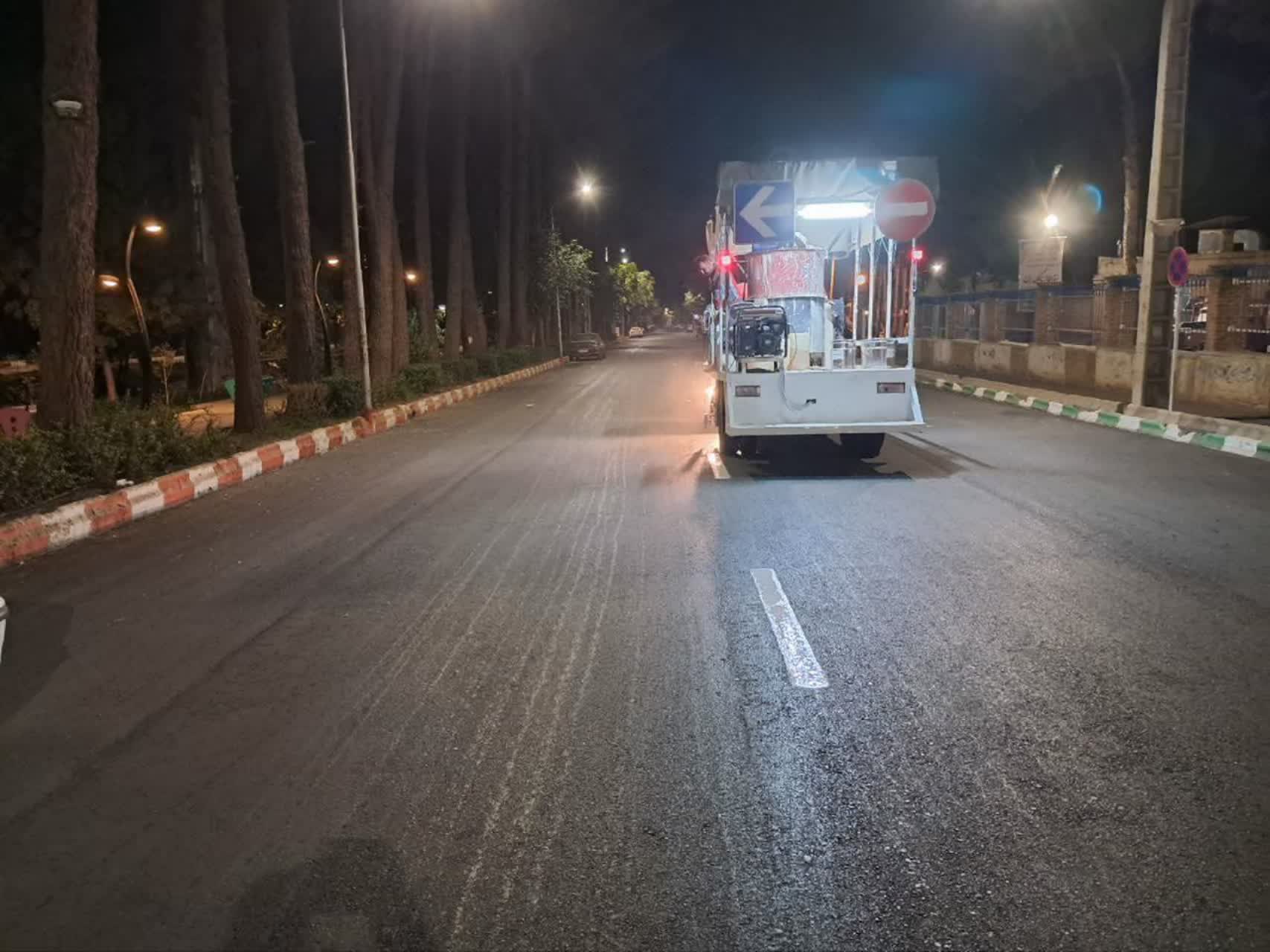 🔺 اجرای خط‌کشی‌های جدید در خیابانهای سبزوار