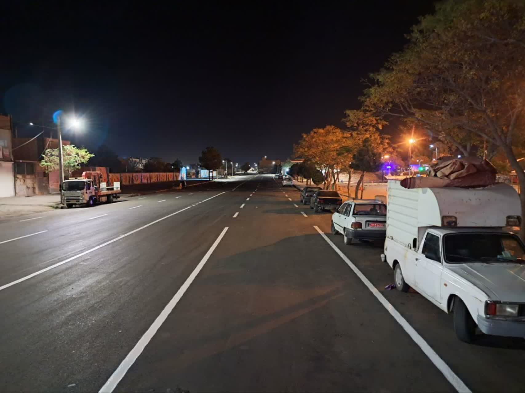 🔺 اجرای خط‌کشی‌های جدید در خیابانهای سبزوار