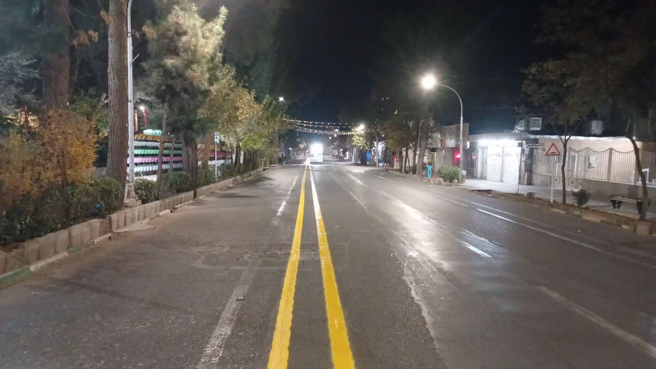 🔺 اجرای خط‌کشی‌های جدید در خیابانهای سبزوار