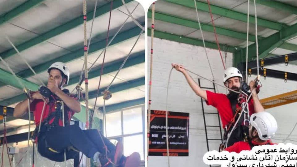 چهارمین گروه از نجاتگران آتش‌نشانی سبزوار موفق به گذراندن دوره تخصصی ایراتا سطح یک شدند