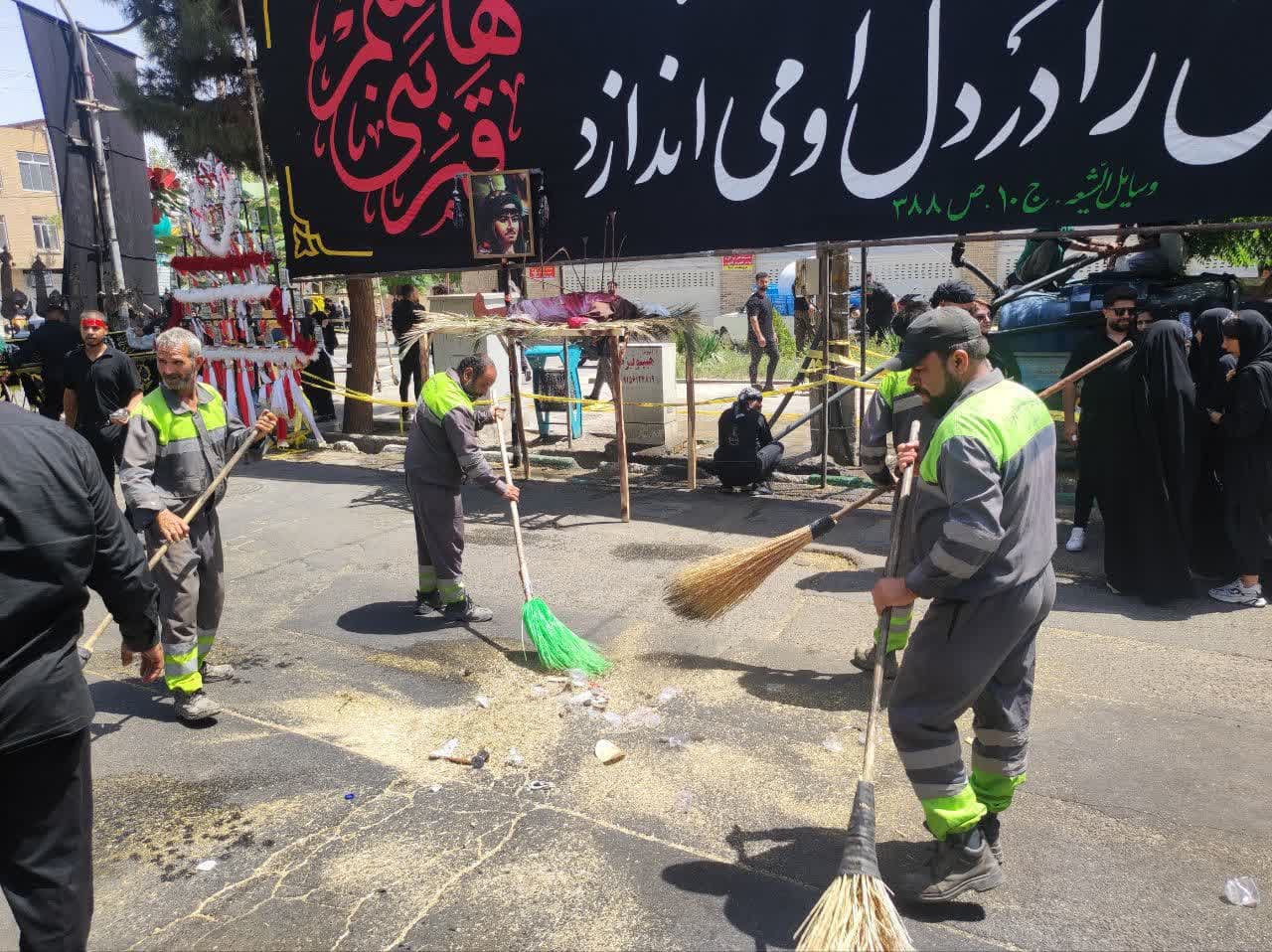 افزایش حدود ۶۲ درصدی زباله در عاشورا و تاسوعای حسینی در سبزوار