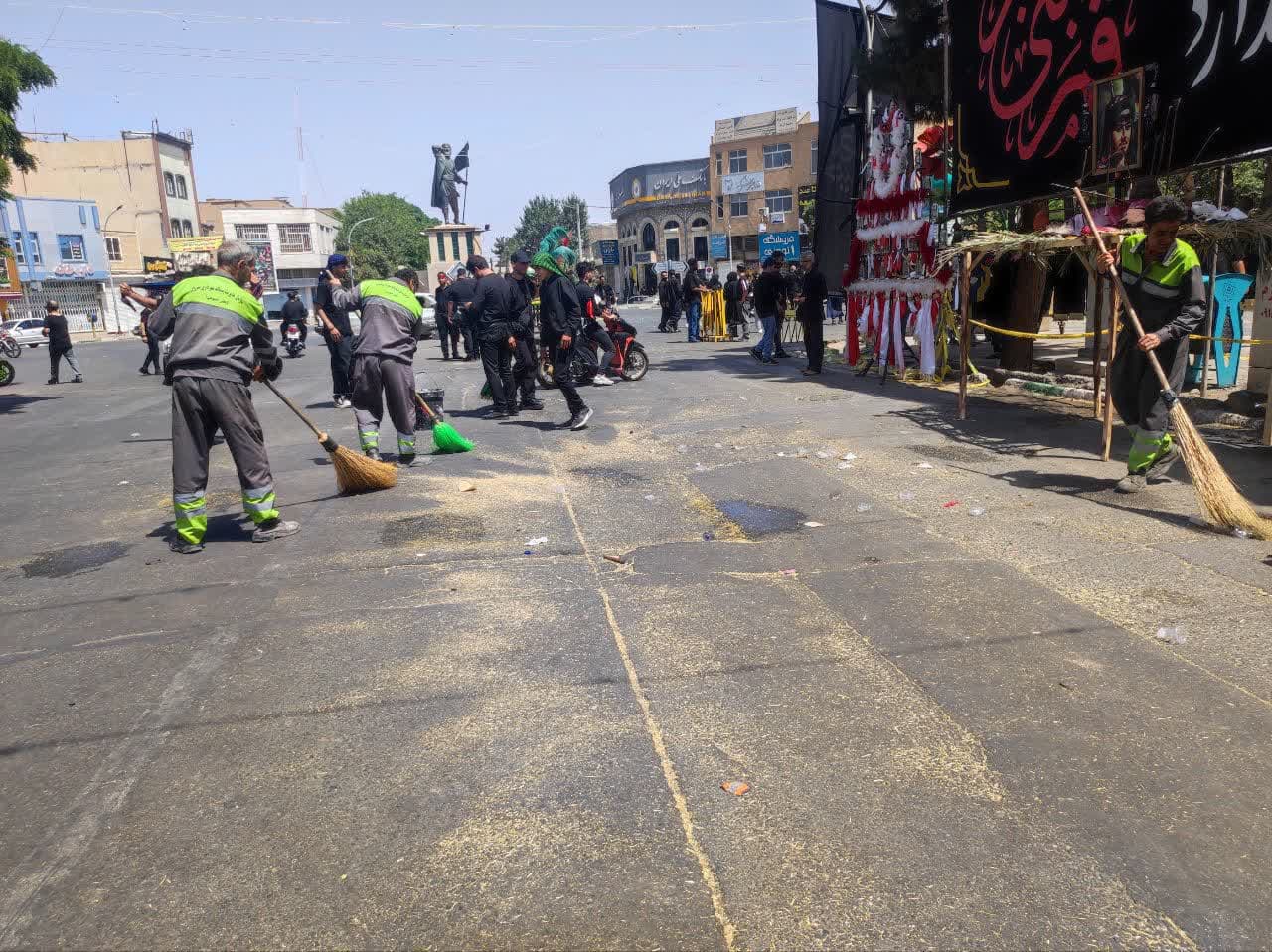 افزایش حدود ۶۲ درصدی زباله در عاشورا و تاسوعای حسینی در سبزوار