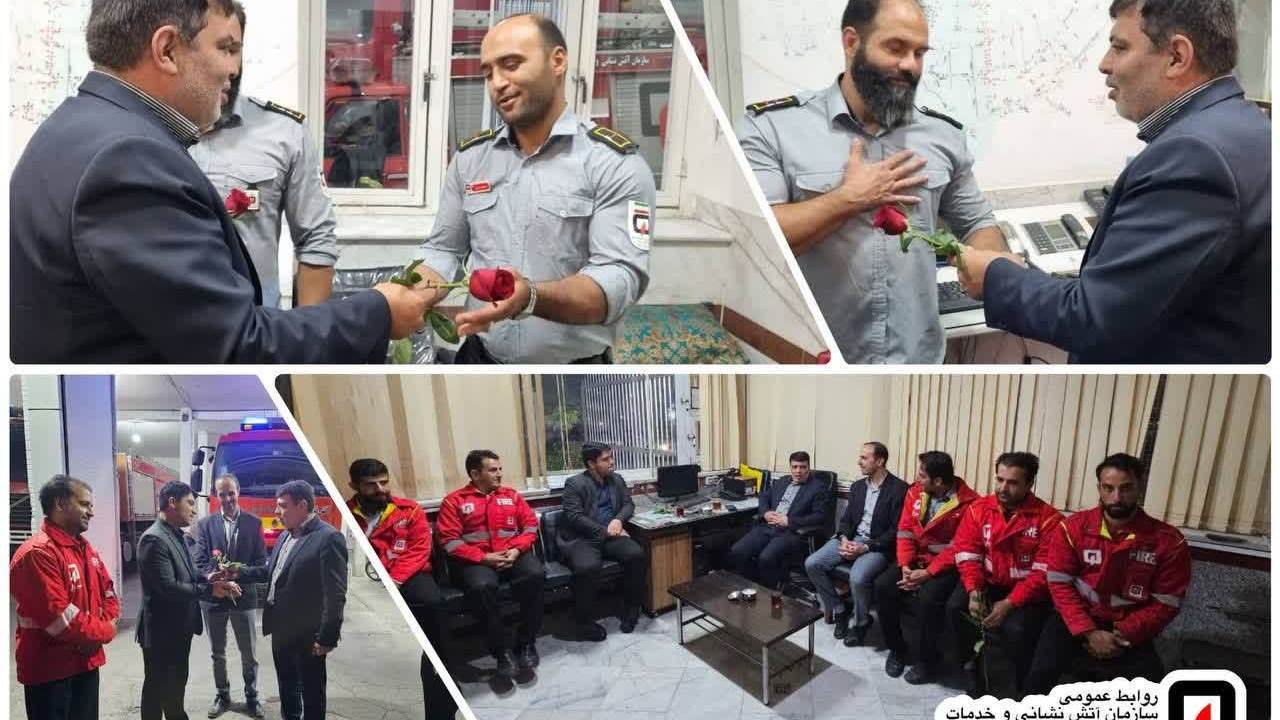 بازدید معاون محترم استاندار و فرماندار ویژه شهرستان سبزوار از ایستگاه های آتش نشانی