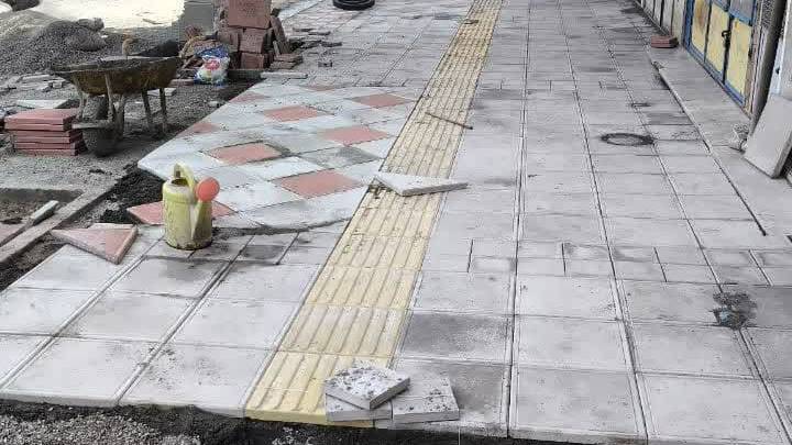 پیاده‌روهای ۸ خیابان سبزوار نو شدند؛ خیابان‌ها جان گرفتند