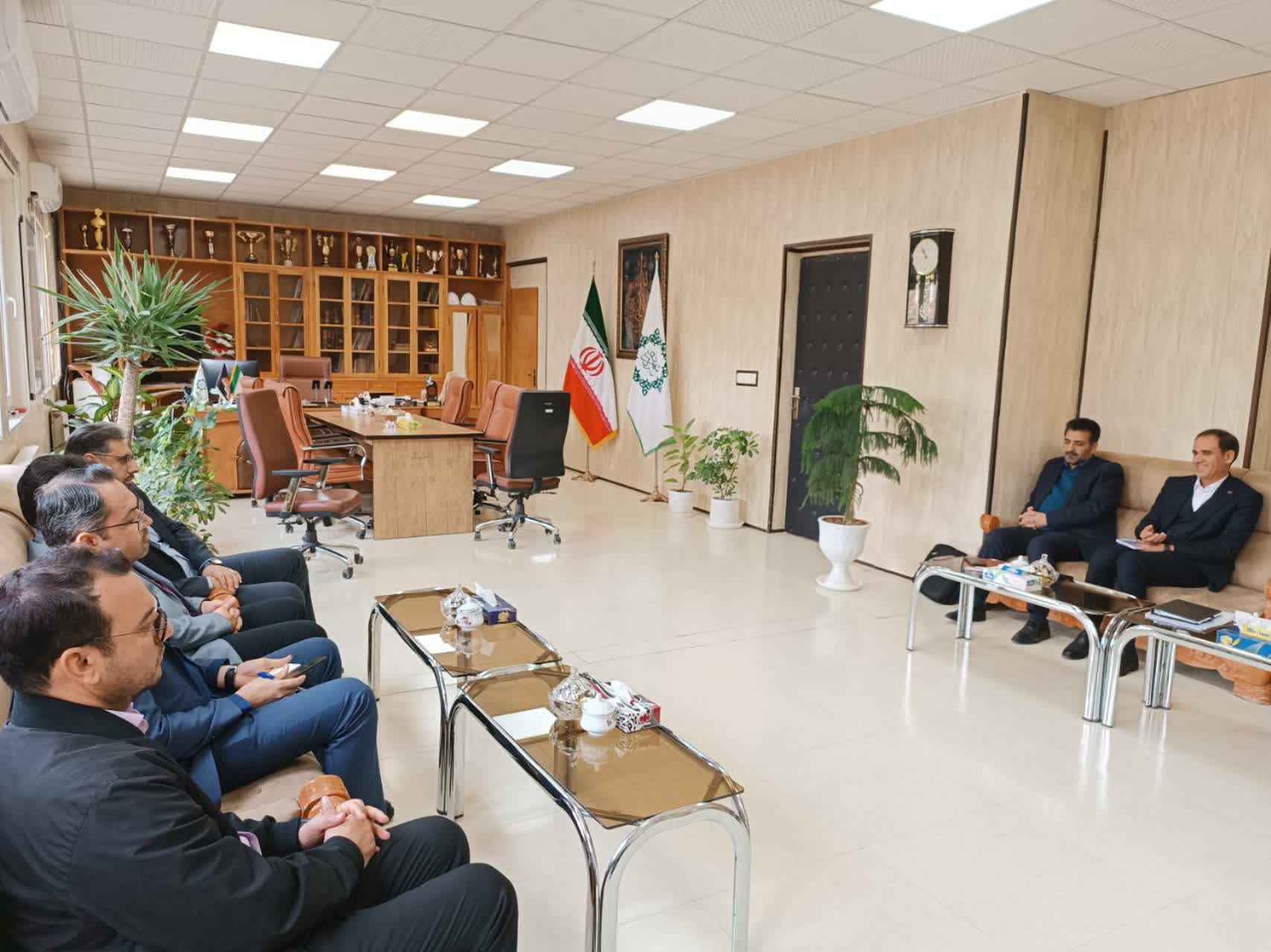 دیدار مدیر مخابرات سبزوار و مدیر فنی زیرساخت مخابرات استان با شهردار سبزوار